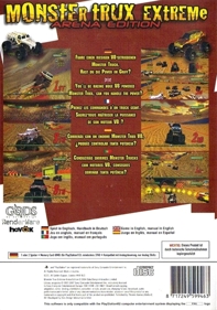 Monster Trux Extreme: Arena Edition - Box - Back (Europe) - 640x912