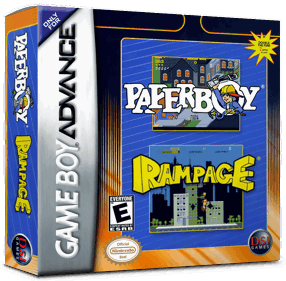 Paperboy / Rampage - Box - 3D (North America) - 1016x998