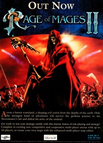 Rage of Mages II: Necromancer - Advertisement Flyer - Front (United Kingdom) - 2162x3000