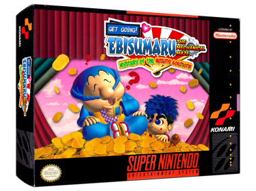 Soreyuke Ebisumaru Karakuri: Meiro Kieta Goemon no Nazo!! - Box - 3D (World) - 1024x768