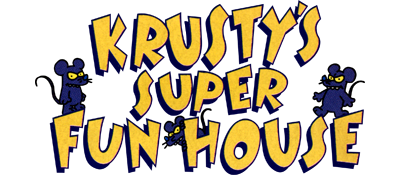 Krusty's Fun House - Clear Logo (United States) - 400x175