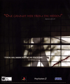 Tenchu: Fatal Shadows - Advertisement Flyer - Front (North America) - 1904x2289