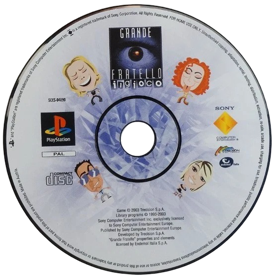 Grande Fratello: Il Gioco - Disc (Europe) - 550x565