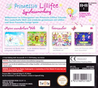 Prinzessin Lillifee: Spielesammlung - Box - Back (Germany) - 893x800