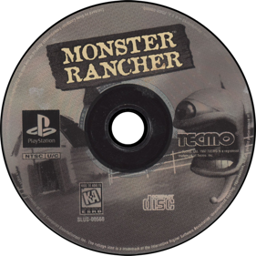 Monster Rancher - Disc (North America) - 700x700