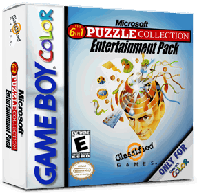 Microsoft: The 6in1 Puzzle Collection Entertainment Pack - Box - 3D (North America) - 1016x998