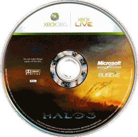 Halo 3 - Disc (Europe) - 2887x2866