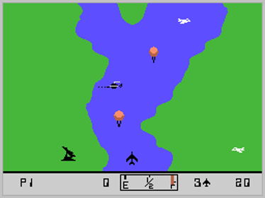 River Raid - Screenshot - Gameplay (North America) - 256x192