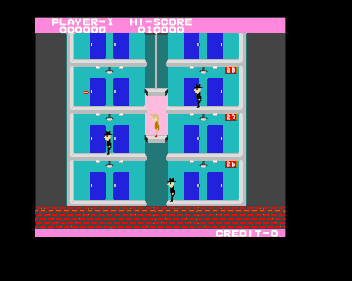 Elevator Action 500 - Screenshot - Gameplay (World) - 720x574