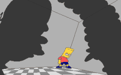 The Simpsons: Bart's House of Weirdness - Screenshot - Gameplay (North America) - 320x200