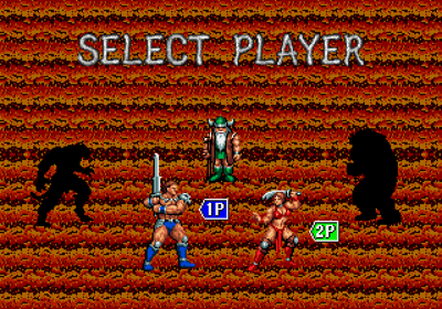 Golden Axe III - Screenshot - Game Select (World) - 640x448