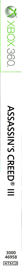 Assassin's Creed III - Box - Spine (Korea) - 85x1070