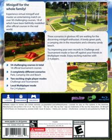 3D Mini Golf - Box - Back (North America) - 642x800