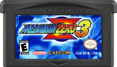 Mega Man Zero 3 - Cart - Front (North America) - 1000x574