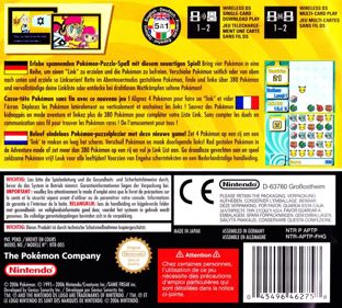 Pokémon Trozei! - Box - Back (Europe) - 889x800