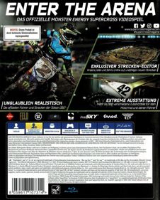 Monster Energy Supercross: The Official Videogame - Box - Back (Germany) - 644x800