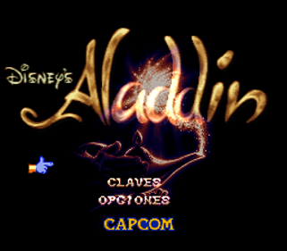 Disney's Aladdin - Screenshot - Game Title (Spain) - 256x224