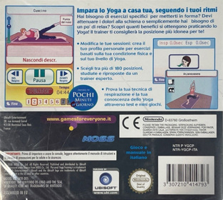 Quick Yoga Training: Learn in Minutes a Day - Box - Back (Italy) - 1067x955