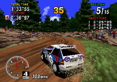 Sega Rally Championship - Screenshot - Gameplay (World) - 640x448