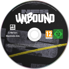 Need for Speed Unbound - Fanart - Disc (Europe) - 1406x1406