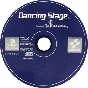 Dancing Stage featuring True Kiss Destination - Disc (Japan) - 600x600