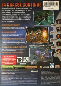 Hunter: The Reckoning: Redeemer - Box - Back (France) - 483x680