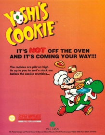 Yoshi's Cookie - Advertisement Flyer - Front (United Kingdom) - 1706x2193
