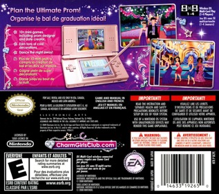 Charm Girls Club: My Perfect Prom - Box - Back (North America) - 768x680
