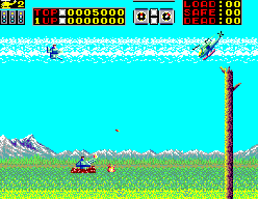 Choplifter - Screenshot - Gameplay (World) - 496x384