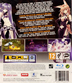 Record of Agarest War - Box - Back (Europe) - 890x1024