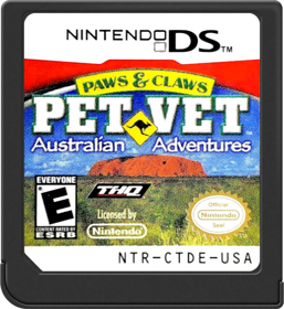 Paws & Claws: Pet Vet: Australian Adventures - Cart - Front (North America) - 517x564