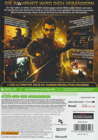 Deus Ex: Human Revolution - Box - Back (Germany) - 600x855