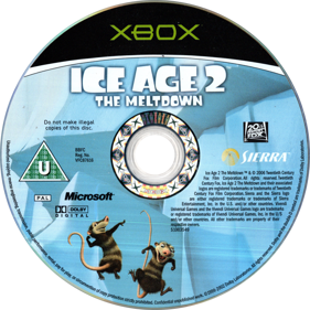 Ice Age 2: The Meltdown - Disc (United Kingdom) - 743x743