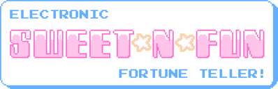 Electronic Sweet 'N Fun Fortune Teller - Clear Logo (North America) - 2240x720