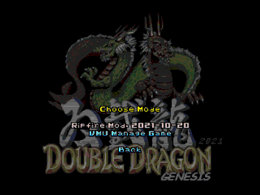 Double Dragon Genesis 2021 (Collection Edition) - Screenshot - Game Title (World) - 960x720