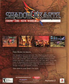 Shadow Hearts: From the New World - Advertisement Flyer - Front (United States) - 1825x2200