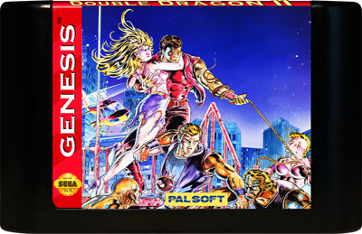 Double Dragon II: The Revenge - Fanart - Cart - Front (North America) - 800x518