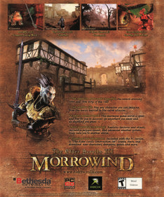 The Elder Scrolls III: Morrowind - Advertisement Flyer - Front (United States) - 1834x2200
