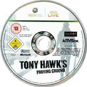 Tony Hawk's Proving Ground - Disc (Germany) - 2885x2872