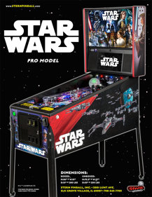 Star Wars (Stern) - Advertisement Flyer - Front (World) - 850x1100