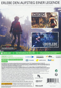 Rise of the Tomb Raider - Box - Back (Germany) - 600x857