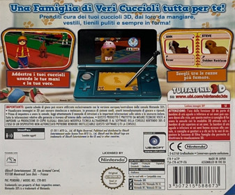 Puppies 3D - Box - Back (Italy) - 1027x855