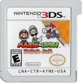 Mario & Luigi: Paper Jam - Cart - Front (North America) - 789x800