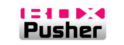 Box Pusher - Clear Logo (United States) - 824x305