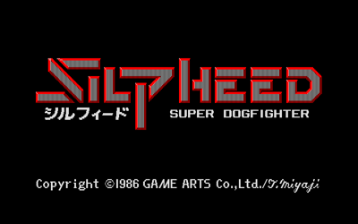 Silpheed: Super Dogfighter - Screenshot - Game Title (Japan) - 640x400