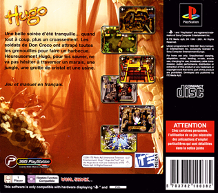 Hugo Frog Fighter - Box - Back (France) - 1079x957