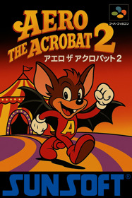 Aero the Acro-Bat 2 - Fanart - Box - Front (Japan) - 1024x1536