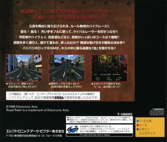 Road Rash - Box - Back (Japan) - 1602x1370