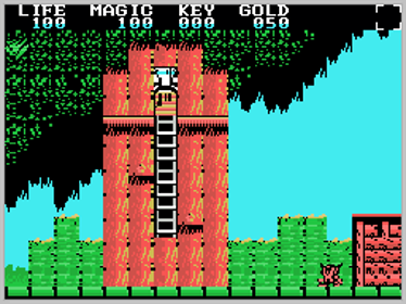 Legacy of the Wizard - Screenshot - Gameplay (World) - 256x192