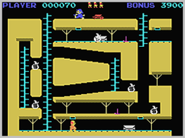 Bagman - Screenshot - Gameplay (World) - 256x192